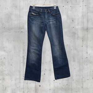 Classic Vintage 100% Cotton Diesel Reggins Womens Boyfriend Jeans Size 26